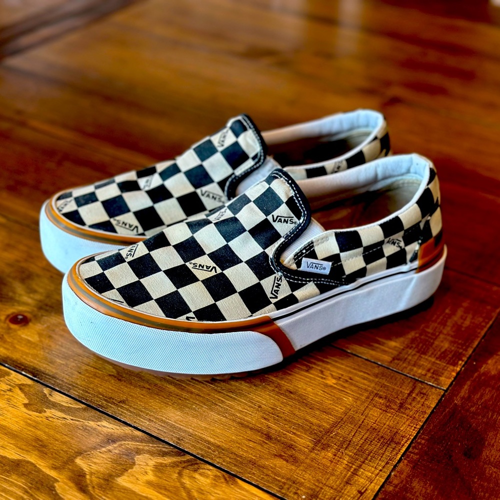 Vans Stacked Checkered Platform